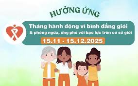 UBND xã ban hành Kế hoạch tháng hành động vì bình đẳng giới và phòng ngừa, ứng phó với  bạo lực trên cơ sở giới xã Krông Bông năm 2025